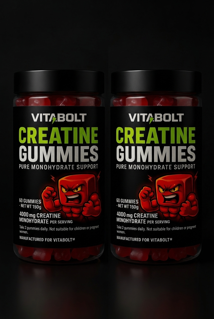 Image of 2 bottles of VitaBolt gummies